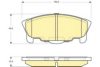 GIRLING 6133209 Brake Pad Set, disc brake